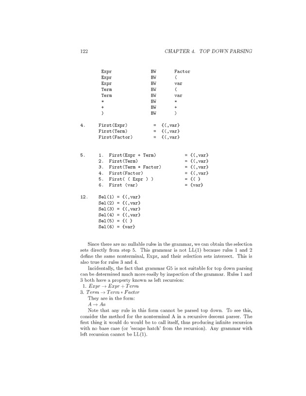 Compiler Design: Theory, Tools, and Examples - Page 122